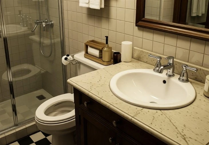 Self-rimming Bathroom Sink